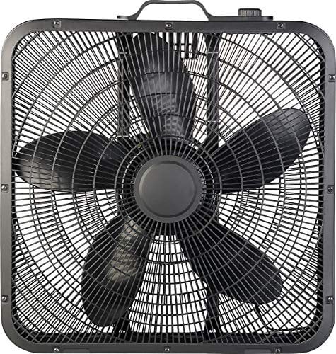 Sichler Haushaltsgeräte Bodenventilator leise: Extrastarker Bodenventilator, 3 Geschwindigkeitsstufen, 60 W, Ø 48 cm (Box Ventilator, Kastenventilator, Tischventilator)