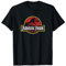 Jurassic Park Distressed Vintage Logo Maglietta