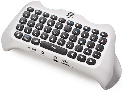 Numskull Playstation 5 Bluetooth Wireless Mini KeyPad, Keyboard - Compatible with Official PS5 Controllers (PS5)
