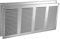 Vent Systems Galvanizada 200 x 400 mm cubierta de ventilación de aire parrilla metal con pantalla de protección de plagas integrada cubierta de ventilación HVAC para mejoras en el hogar - Paquete de 2