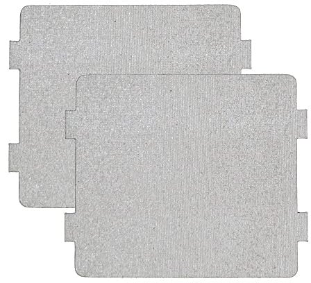HeyNana - 2 Unidades de Placa de Mica para horno microondas Placa reemplazo Reparación de Accesorios 9.9 x 10.8 cm