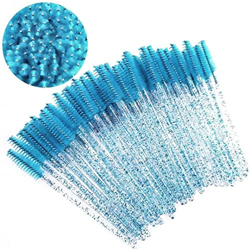 ZHIYE 50 pcs Eyelash Mascara Brushes, Wands Applicator Eyebrow Brush Makeup Kit, Eyebrow Castor Oil Brush Makeup Tool