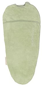 PUCKABABY - Baby-Pucksack 0-3 Monate | 44-62 cm - Piep - Luxus Winter-Pucktuch - 2.5 TOG - Baumwolle und Teddy Stoff - Olive Teddy
