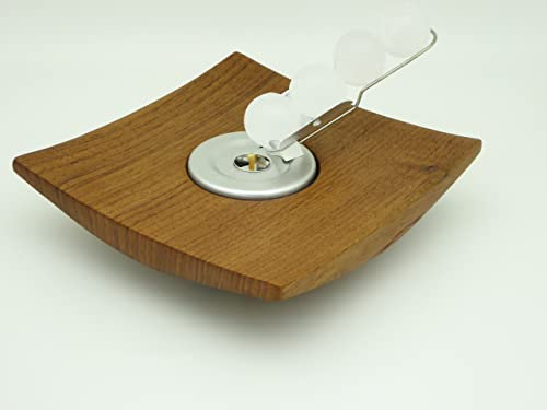Kerzenhalter Kerze Wachskugeln Teak Holz Edelholz Teelichthalter