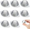 8 stück Kugelrollen, Rollen für Schlitten, Kugelrollen für Möbel, Kugelrollen Schwerlast, Kleine Möbelrollen, Nylon Kugelrolle Rollen mit 2 Montagelöcher, Klein Kugelrollen für Möbel,Schrank Rollen