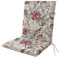 Doppler Auflage Niederlehner Living Flower Muster I Gartenstuhl-Polster 100x48x6cm aus Baumwolle & Polyester I Sitzauflage weich & bequem I Sitzkissen zum Festbinden an Gartenstuhl