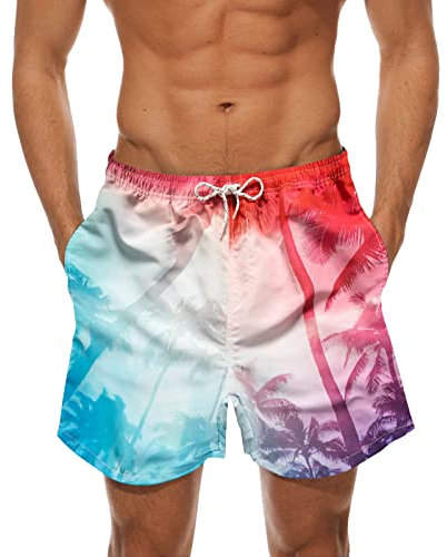 Badehose Herren Kurz Badeshorts,Beach Volley Shorts,Badehose Boxer Herren,Anzug Shorts,Herren Badeslip Knapp,Surfen Strandhose,Badehosen Für Herren,Badeshorts Herren Rot