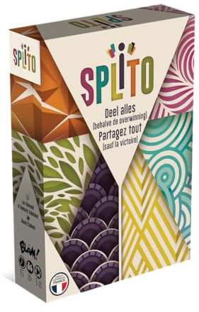ASMODEE Black Rock Spiele - Splito DE - Seien Sie in diesem Spiel der klügste, um als einziger zu gewinnen - 8+ - FR/NL-
