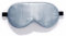 LaCourse 100% Schlafmaske Seide Bio zum Schlafen mit Reisetasche. Beide Seiten aus 19 Momme Seide, Verstellbare Augenmaske Schlafmaske für Frauen & Herren, Blauer Dunst