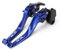 Modeer Für H.usqvarna 701 Supermoto/Enduro 2017-2020 701 Supermoto 701 Enduro Motorrad Aluminium Kurzen Bremse Kupplungshebel 701 supermoto enduro Zubehör (Blau)
