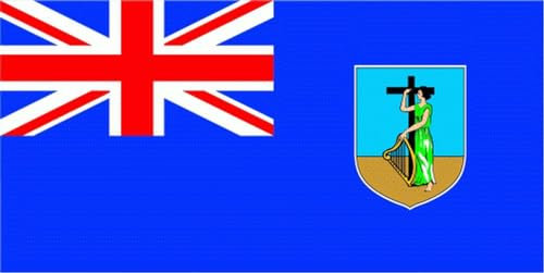 Aufkleber Montserrat Flagge Fahne 8 x 5 cm Autoaufkleber Sticker