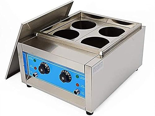 Olla para Pasta, máquina comercial para hacer espaguetis de acero inoxidable, máquina eléctrica para cocinar Pasta y fideos con 4 agujeros para restaurante y Hotel