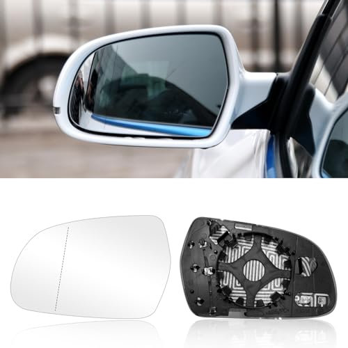 Altsbaos 1PCS Ersatzspiegel Links Kompatibel mit Audi A3 A4 A5 Spiegelglas Beheizbar A3 8P1/Cabriolet 8P7/Sportback 8PA,A4 8K2 B8/Avant 8K5 B8,A5 8T3/Cabriolet 8F7/Sportback 8TA-8K0857535F