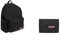 EASTPAK ORBIT XS Rucksack, 27 L - Black (Schwarz) & Crew Single Geldbörse, 27 L - Black (Schwarz)