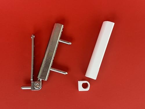 Winkhaus Ecklager Reparaturecklager für Fenster und Balkontüren bestehend aus FL.K und ESV (silber mit weißen Kappen)