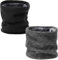 BARFULKER Winter Halsschlauch Herren Damen Halswärmer Halstuch Gesichtsschal, Schlauchschal Halswärmer Gesichtsschal Fleece Loop Schal Winddichte Gesichtsmaske (Schwarz,Dunkelgrau)