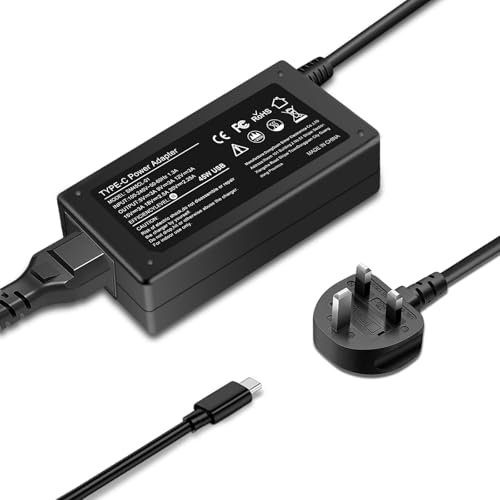 45W USB C Laptop charger,Chromebook Charger Compatible with HP Lenovo Dell Asus Acer Samsung Google Chromebook, Type C Fast Charging Power Cord