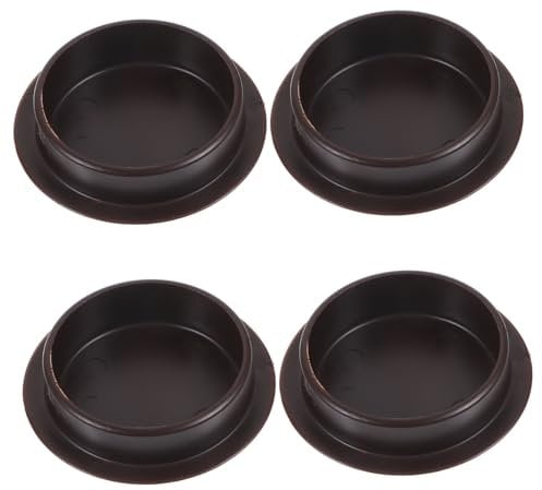 4Pcs Non Slip Furniture Caster Cups with Felt Pads for Floor Protection for Hardwood and Carpet Surfaces Prevent Scratches and Dents Easy to Install
