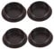 4Pcs Non Slip Furniture Caster Cups with Felt Pads for Floor Protection for Hardwood and Carpet Surfaces Prevent Scratches and Dents Easy to Install