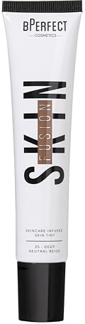 BPerfect Skin Fusion Skin Tint SPF 25 – Lightweight, Buildable Skincare Hybrid for a Radiant, Natural-Look Base – Shade 25 Deep Neutral Beige, 30ml