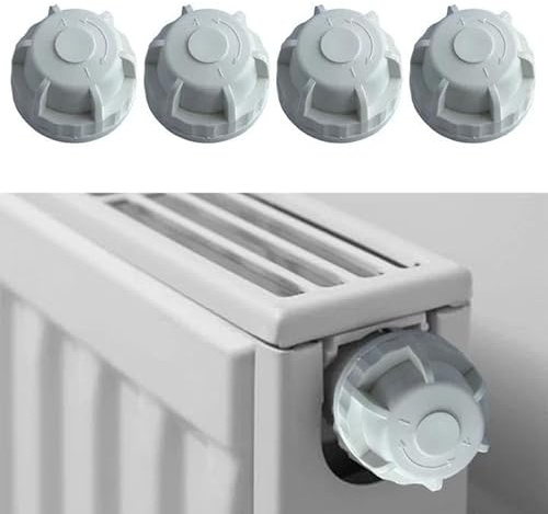 Heizkörperventilkappe, thermostatisch, TRV, weiß, dekorative Abdeckung für Wasserverteilerkrümmer, individuelle Farbe auf Anfrage erhältlich