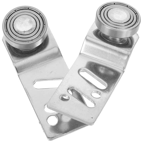 Baluue Edelstahl Schiebetür Laufschiene mit Kugellager 23mm Achse Vibrationsarm für Industrielle Schranktüren und Schwere Toranwendungen