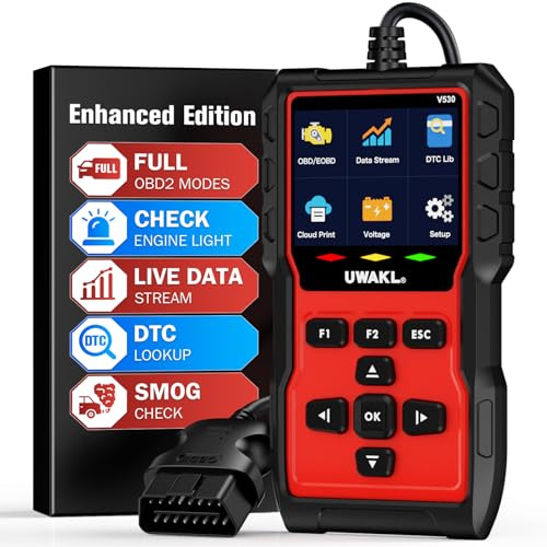 OBD2 Auto Diagnostica OBD Italiano: Scanner EOBD Diagnosi Auto Tutte Professionale per Multimarca - Lettore Codici Errore Diagnostico con Funzioni OBDII - Diagnosi Tester Batteria Protocolli OBD2