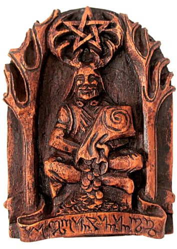 Dryad Design Cernunnos Wandschild, Holz-Finish