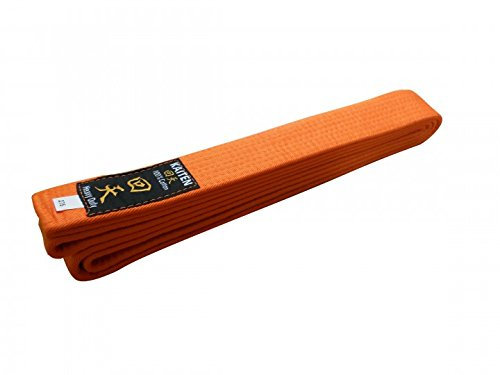 Kaiten Karategürtel Gürtel Budogürtel Baumwolle (orange) (250)