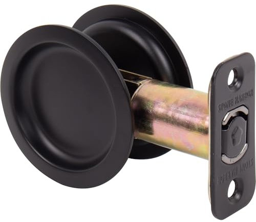 Piedra Harbor hardware, redondo bolsillo paso función de bloqueo de puerta