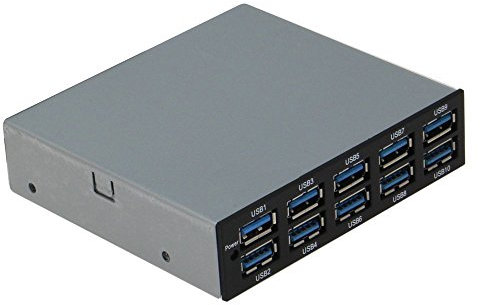 SEDNA - Internal 10 Port USB 3.0 Hub (Floppy Bay)