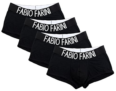 Fabio Farini 4er Pack Boxershorts Herren Unterhose 95% Baumwolle | atmungsaktiv & komfortabel