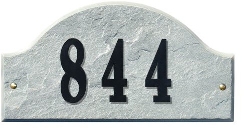 Qualarc Ridgecrest Adressschild aus Granit mit Aufschrift Do it Yourself Kit, Quarzit