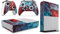 giZmoZ n gadgetZ GNG Xbox One S Konsolen-Gehäuseaufkleber, Motiv: Colour Explosion inklusive 2er-Set mit Aufklebern für Controller