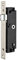 THIRARD - Boitier de Serrure Encastrable à Cylindre pour Portail - Axe 40 mm - Bouts Carrés - Noir - Coffre ABS Épaisseur 22 mm - Têtière Inox - Pêne Réglable - Demi-Tour Réversible