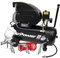 Sealey Direct Drive Air Compressor with 4pc Air Accessory Kit, 24L, 2hp, 5.8cfm, 116psi, 1.5kW - SAC2420APK