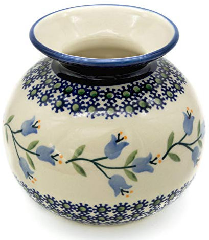 Bunzlauer Kugelvase 12,5 cm (Dekor Agnes)