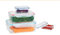 Premier Housewares Rectangular Food Storage Containers with Lids, Set of 4, W21cm x D21cm x H12cm