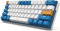 RK ROYAL KLUDGE Gaming Keyboard, 60 Percent RGB Mechanical Keyboard with Bluetooth/2.4G/Wired Modes, Silence Linear SkyCyan Switches