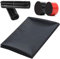 Sexlaken Wasserdicht Bettlaken Eingedicktes Latex SM Bettwäsche Sexspielzeuge Mit 2 X 10M Sex Bondage Bändern Handschellen Fesseln Sex Sheets Waterproof Spannbettlaken Für Paare,Schwarz,200 * 220cm