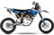 Arider Dekor (Aufkleber) für Fantic XMF 50/125 (2017-2022) | Mamba Edition (Blau)