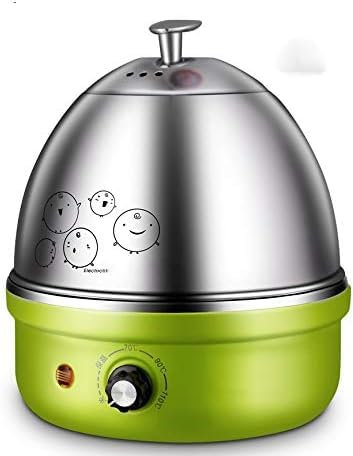 OUSIKA Full Stainless Steel Electric Egg Cooker with Auto Shut Off Up to 7 Eggs, for Soft, Medium, Hard Boiled, Poached, Custard Steam