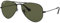 Ray-Ban Pilot Aviator Original mit Care-Kit (Black | Green Polarized, Large 58)