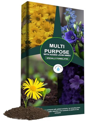 John Innes 60 Litre Multipurpose Compost Gardening Soil For Indoor & Outdoor Planting Designed To Support Plant Health (1 Bag (60 Litres)