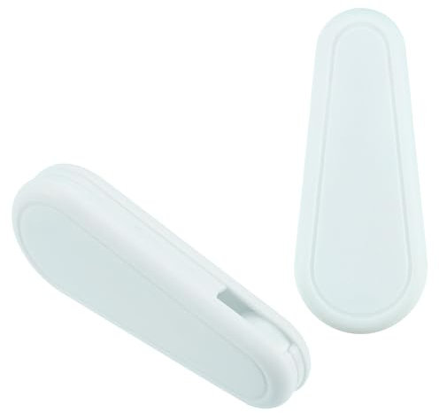 QUARKZMAN 2pz Tende Corda Peso Pom 83mm/3,27 Rotondo Rullo Tende Maniglia Tenditore Peso per Verticale Tenda Romana Catene Sfera Catena Perline Finestra Accessori Grigio