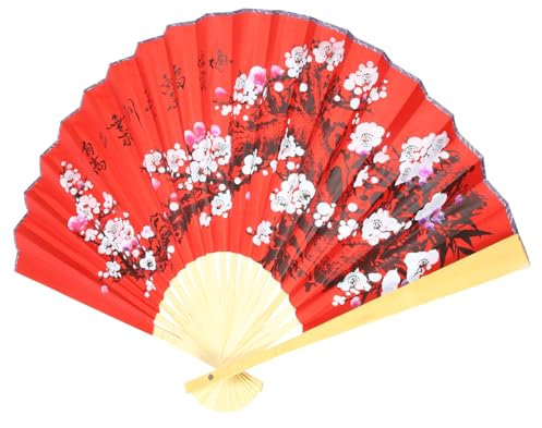 Generisch Foto-Fan die chinesen büro Dekoration TV-Wanddekoration Paper Fan wandverkleidung weißer Handfächer chinesisch China-Fan Decke Fan-Wanddekoration Wandbehang Wandventilator Bambus