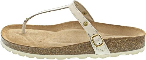 Hey Marly Casual Cork Crema TS Zehentrenner Beige