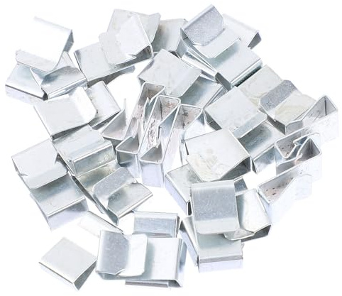 JHKNNK Câbles pour Remorques Ensemble de 25 Clips Métalliques Robustes pour Fixation Solide en Extérieur