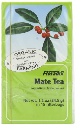 Salus Haus Organic Green Mate Herbal 15 Teabags (Pack of 6, Total 90 Teabags)