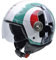 NZI Motorradhelm M, Italienische Flagge mit Vespa